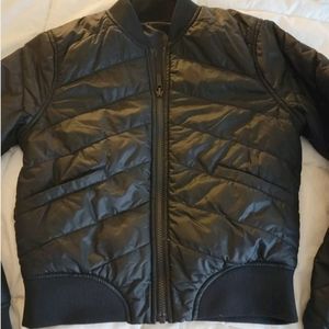 Lululemon Non Stop Bomber Reversible Black Size 2 Perfect for Fall/Winter